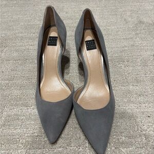 White House Black Market Charcoal Heels